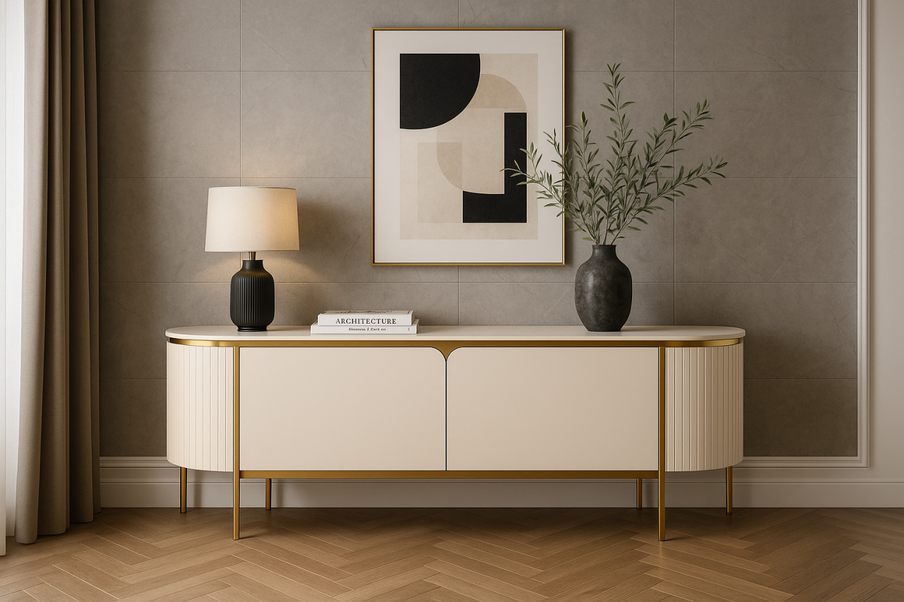 Comoda TV Stilig 120 cu blat de marmura [21]