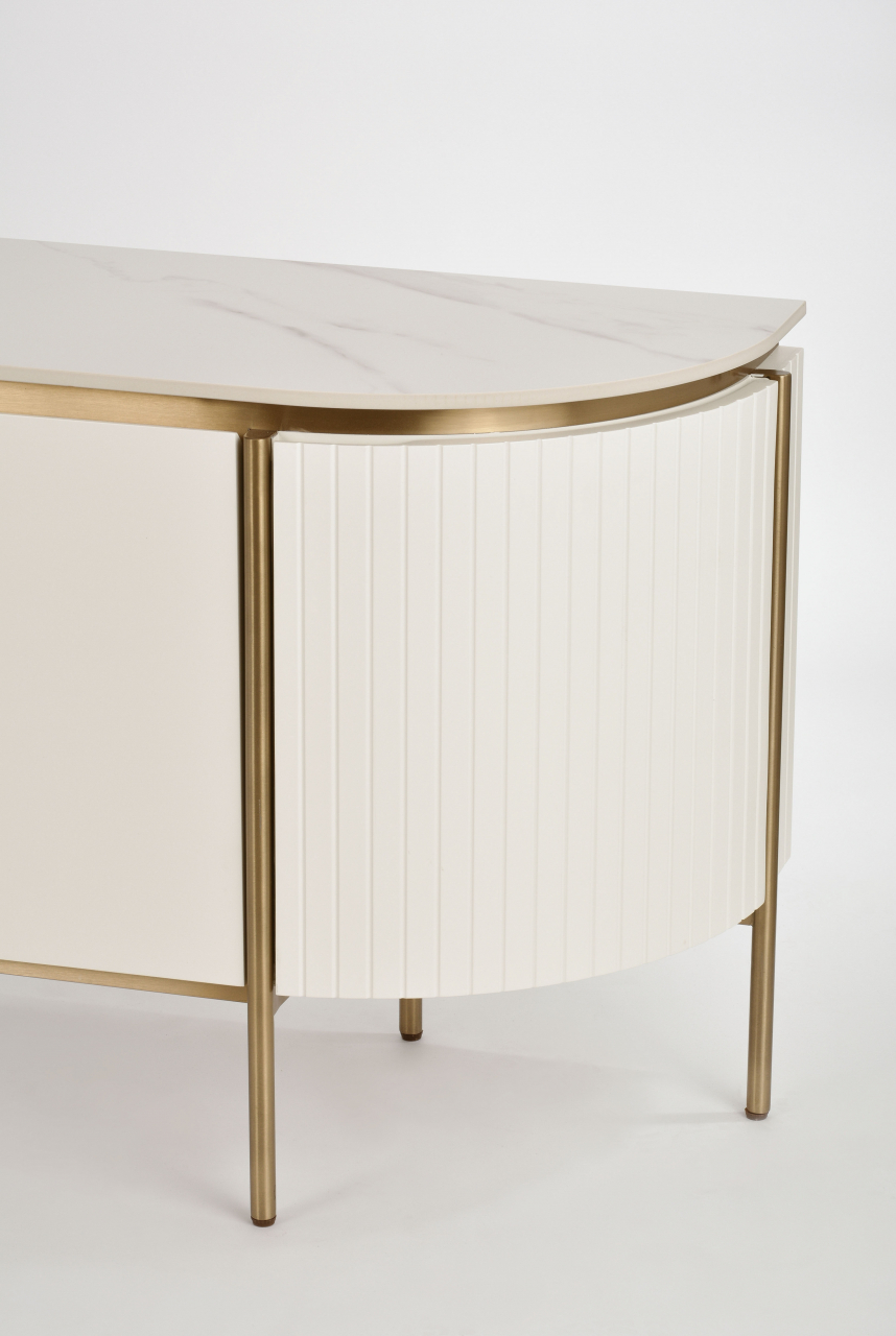 Comoda TV Stilig 120 cu blat de marmura [12]