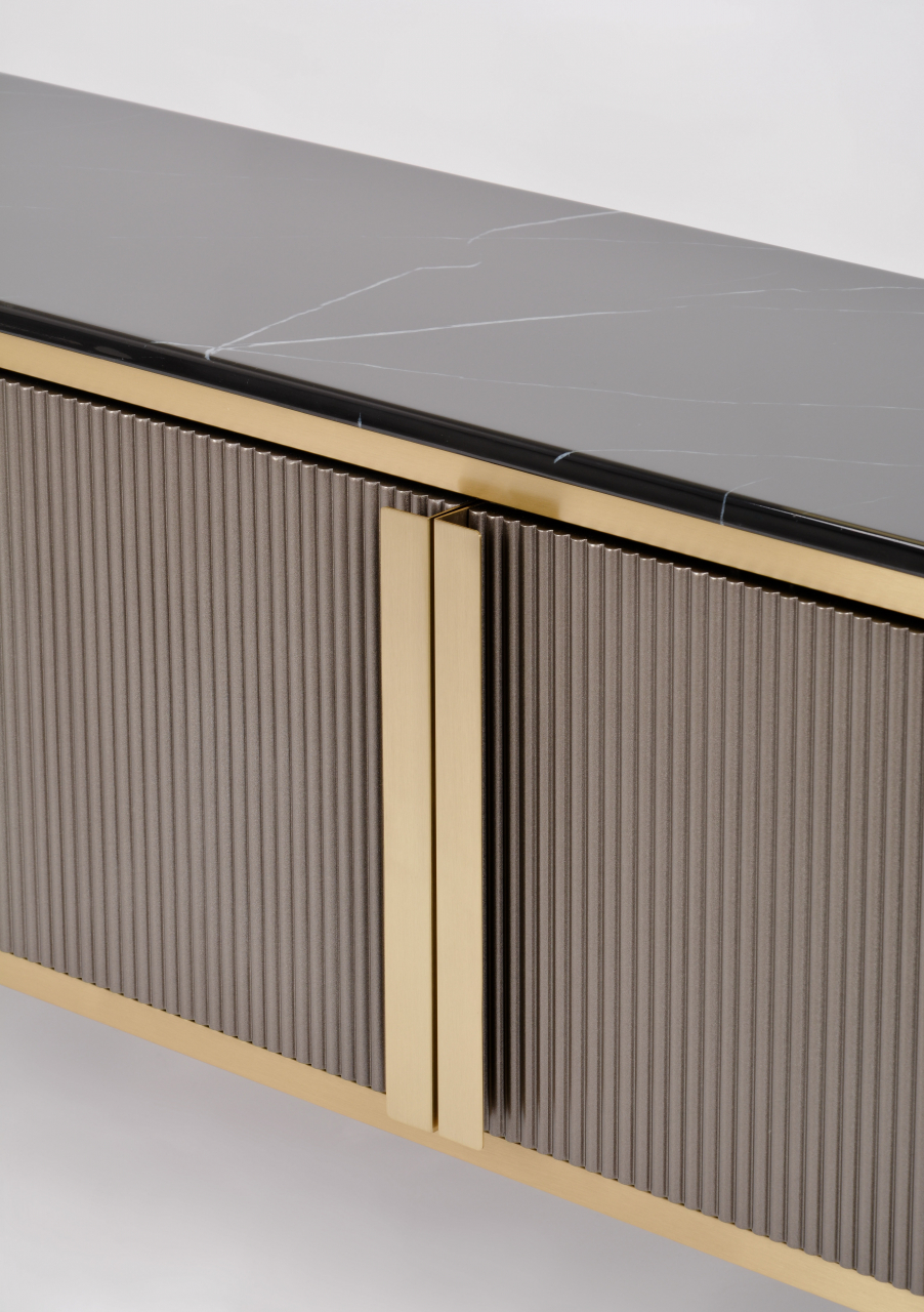 Comoda TV Stilig 382A cu blat de marmura [11]