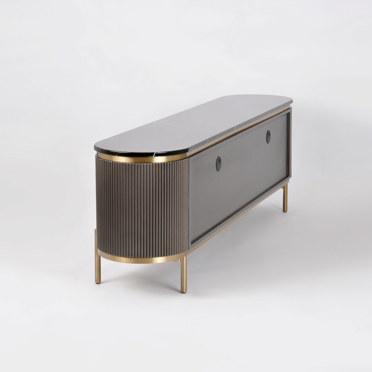 Comoda TV Stilig 382A cu blat de marmura [6]
