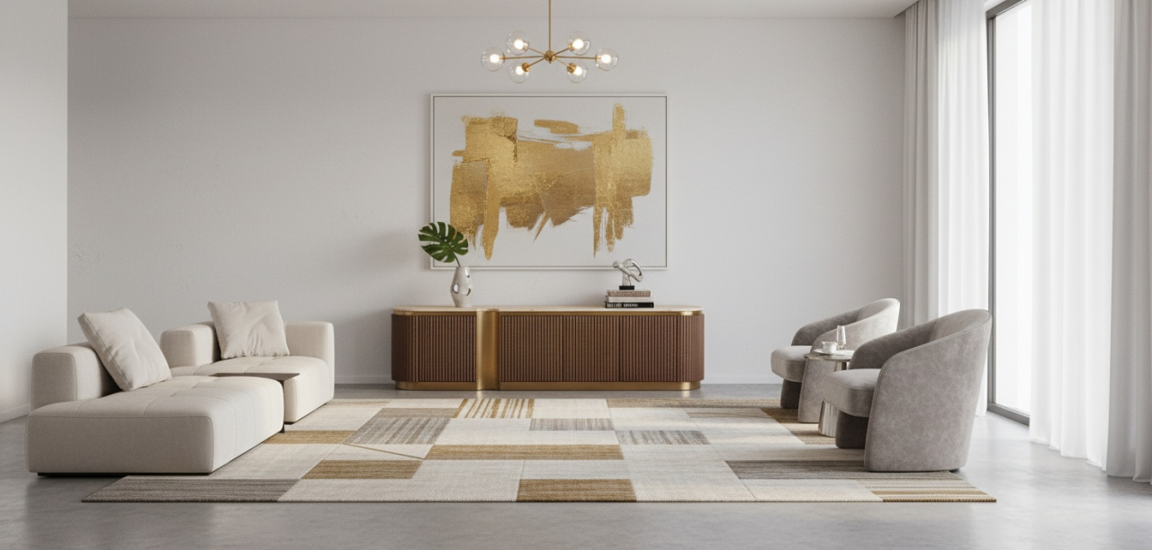 Comoda TV Stilig 916D cu blat de travertin natural [5]