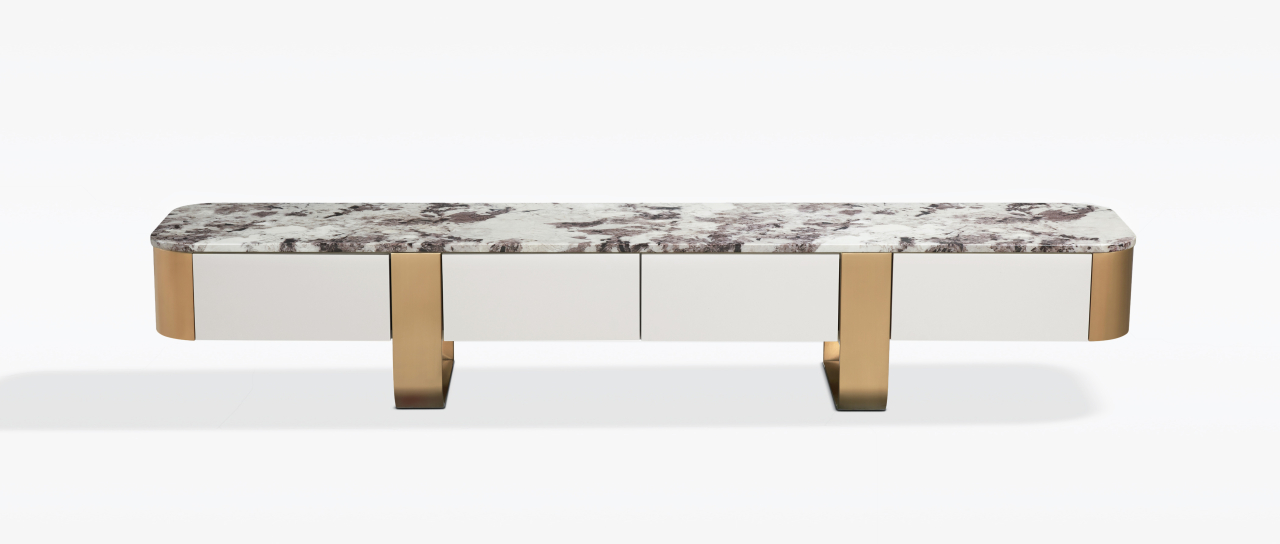 Comoda TV Stilig 922 Alb-Ecru [2]