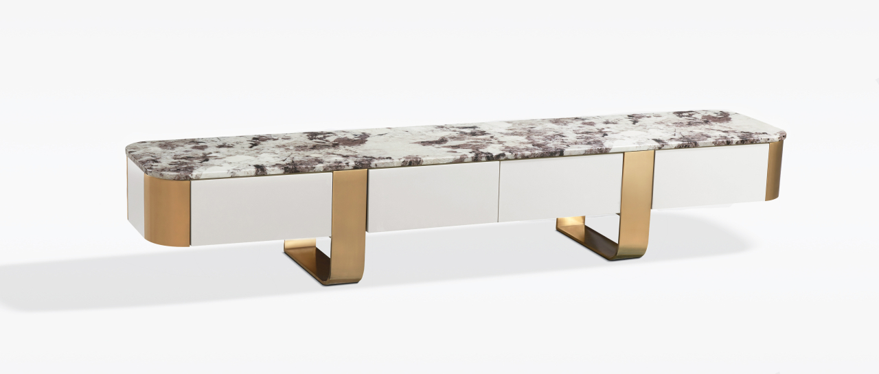 Comoda TV Stilig 922 Alb-Ecru [3]