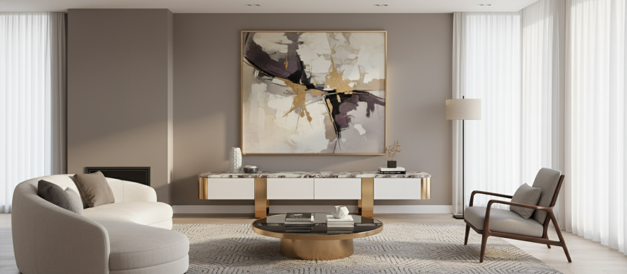 Comoda TV Stilig 922 Alb-Ecru [7]