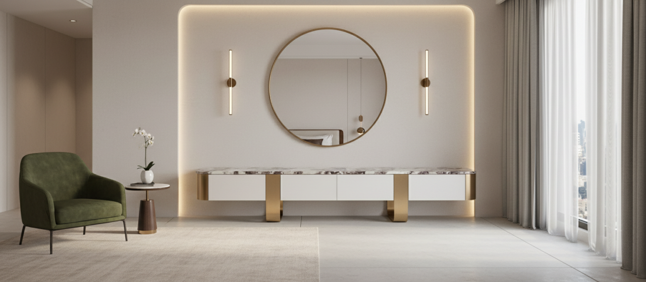 Comoda TV Stilig 922 Alb-Ecru [5]