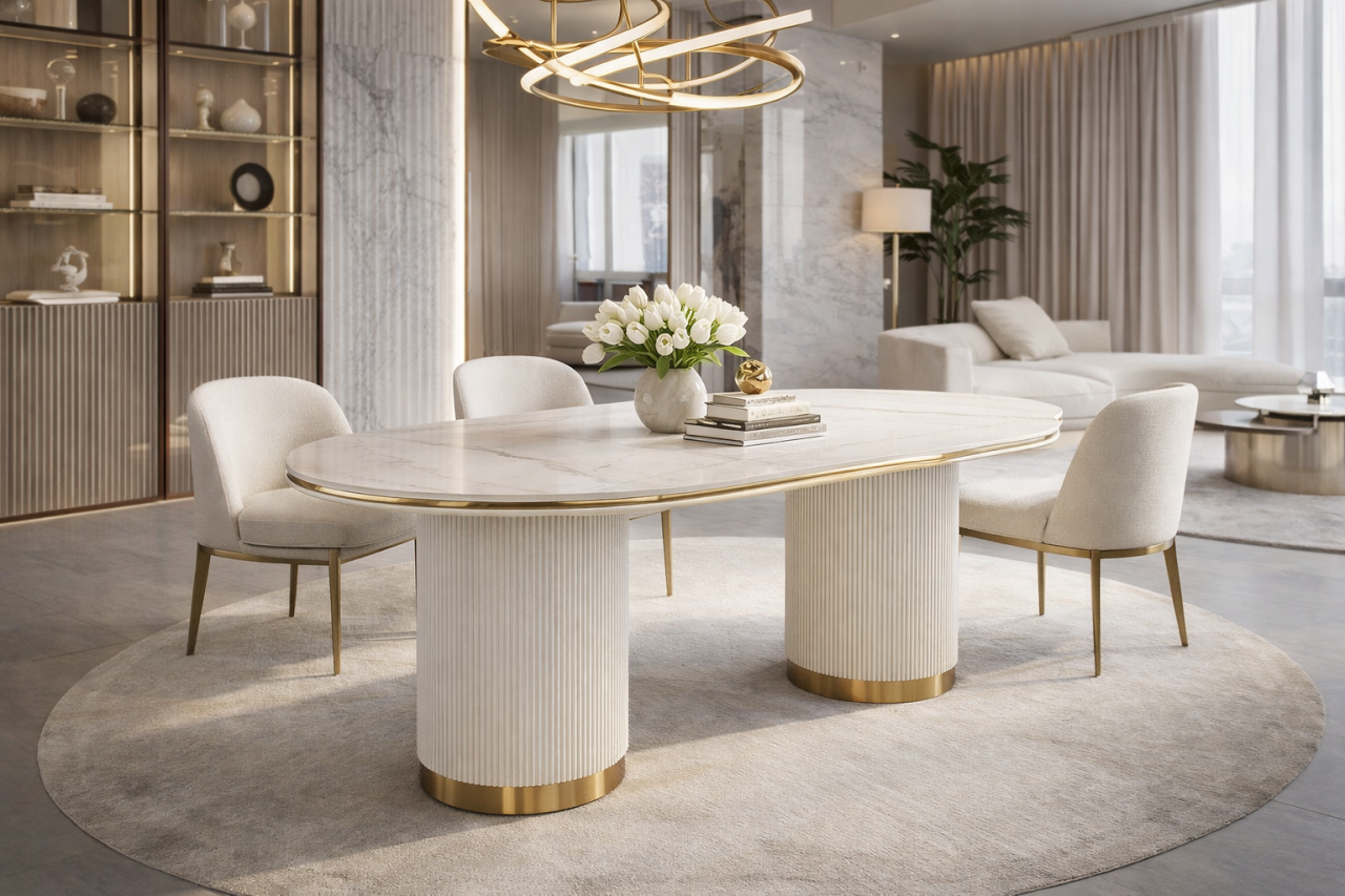 Masa Dinning 180 cm Stilig 930C [4]