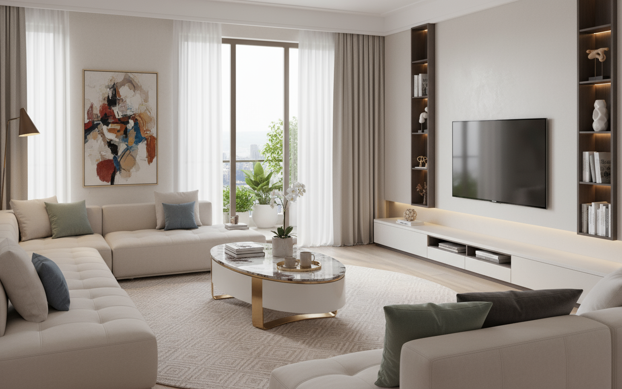 Masuta de Cafea Stilig 923 Alb-Ecru [8]