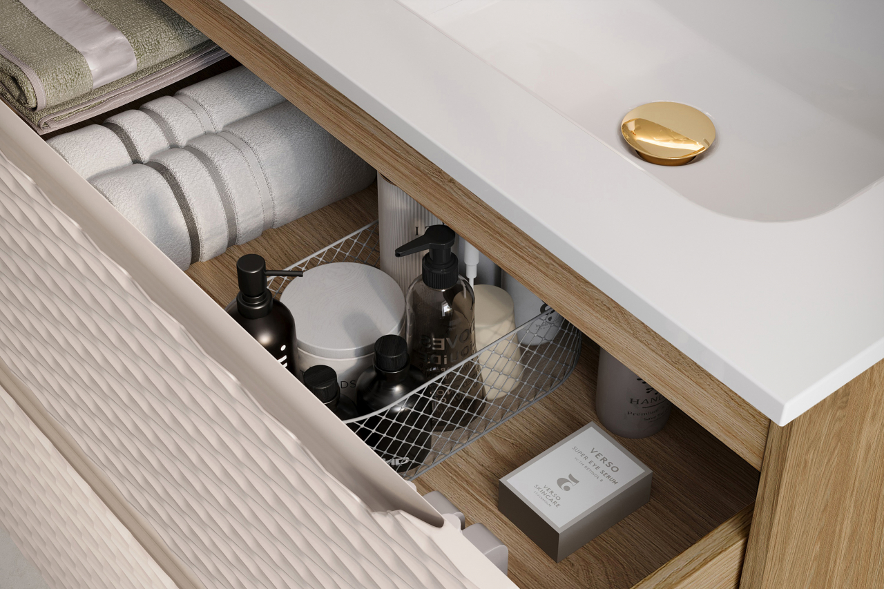 Set Mobila Baie Ocean Beige 120 cm [12]