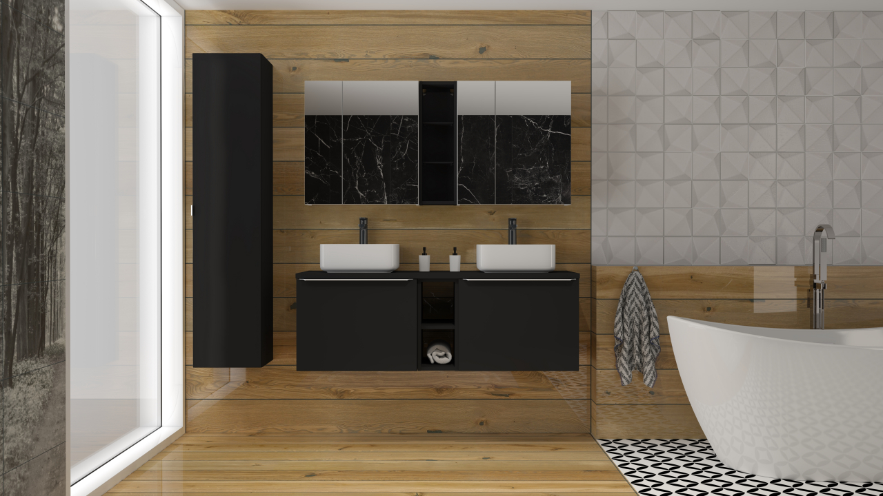 Set Baie SANTA FE BLACK 140 SB [1]