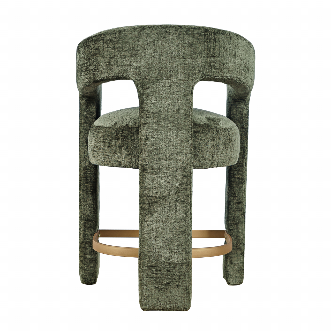 Scaun Inalt Leith Tapitat Verde Olive [7]