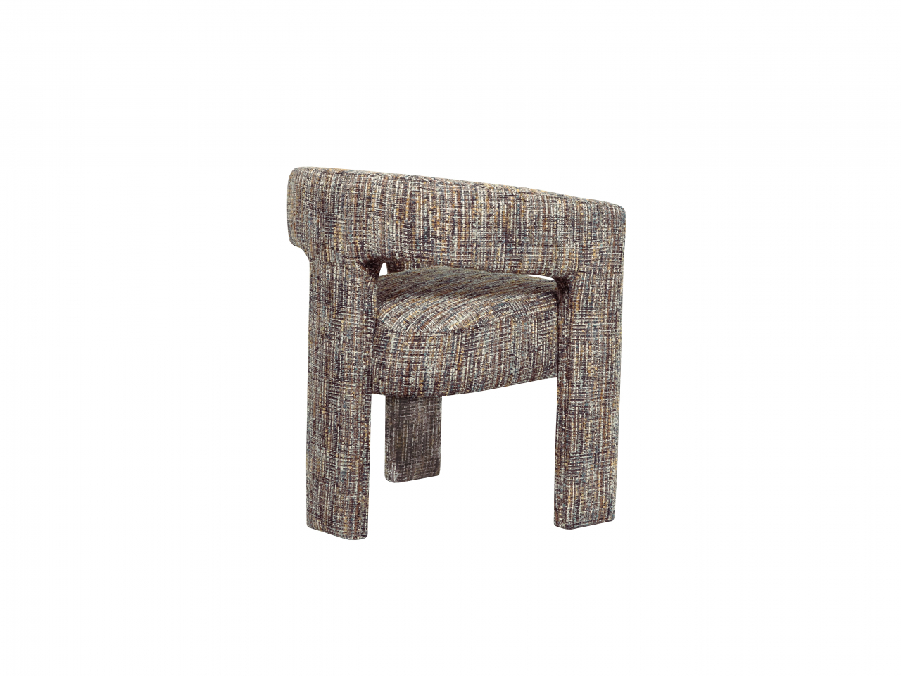 Scaun Leith Tapitat Multicolor [4]