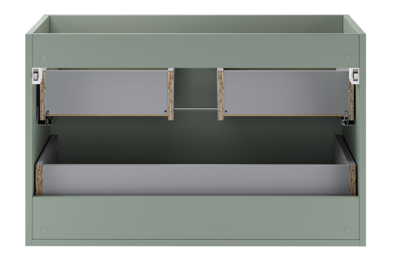 Set Baie Aster Green 100 cm cu Oglinda LED [8]