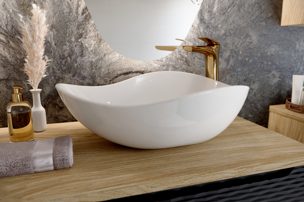 Set Baie Luxor Beige 140 cm cu Cos de rufe [15]