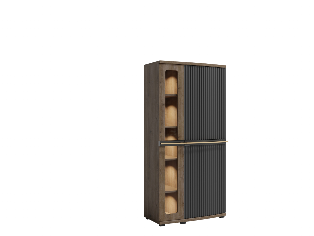 Set Living Candy Negru 224 cm [2]