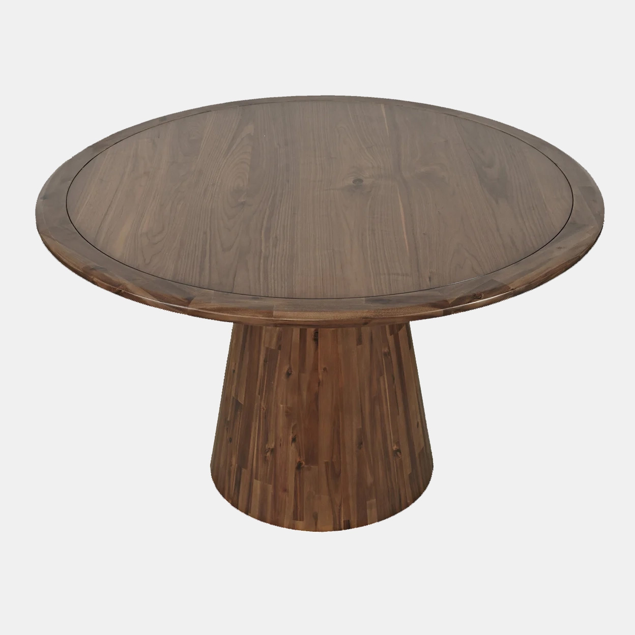 Set Masa Rotunda Avola si 4 Scaune Leith Tapitate Verde Olive [12]
