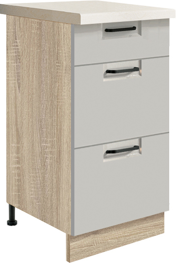 Set Mobila Bucatarie Favorit Gri 260 cm [4]