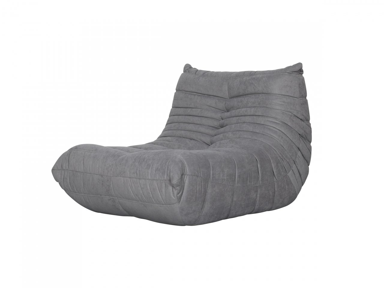 Sezlong Nua si Taburet Gri [6]