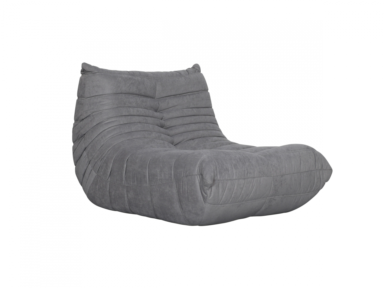 Sezlong Nua si Taburet Gri [7]