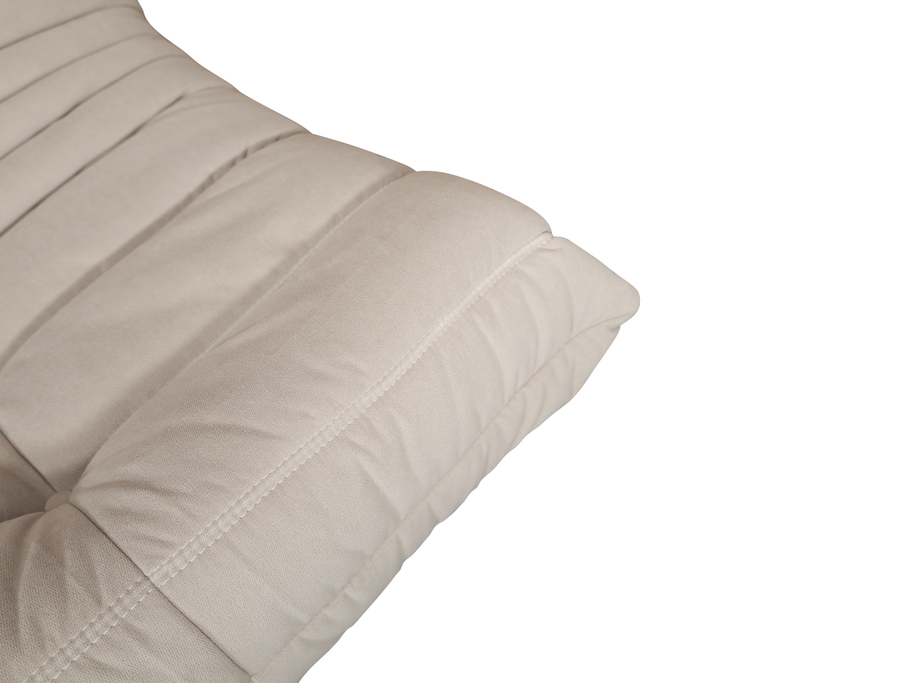 Canapea Nua si Taburet Bej Deschis [10]