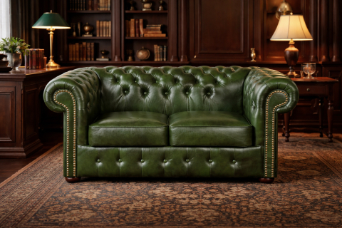 Canapele - Canapea Chesterfield Classic cu 2 Locuri
