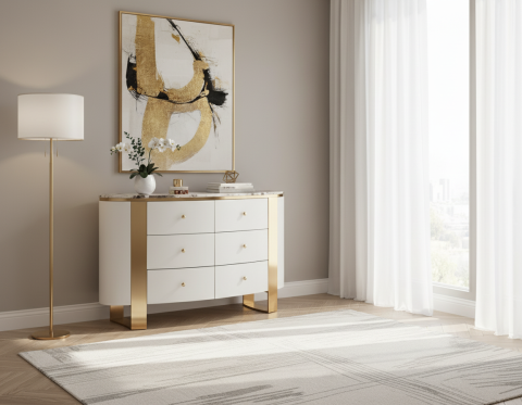 Comode - Comoda Stilig 920 Alb Ecru