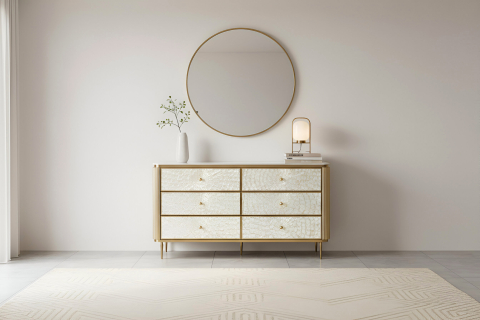 Comoda Stilig 910 Aurie cu 6 Sertare [13]