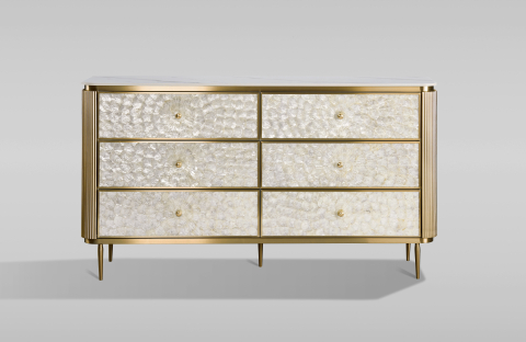 Comoda Stilig 910 Aurie cu 6 Sertare [1]