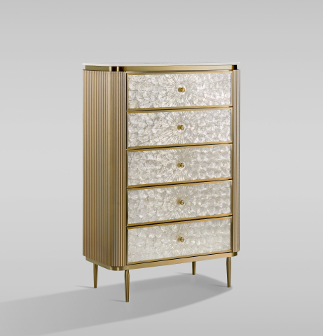 Comoda Stilig 911 Aurie cu 5 Sertare [2]