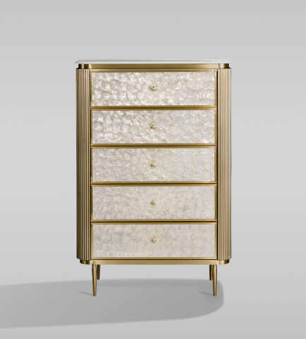 Comoda Stilig 911 Aurie cu 5 Sertare [1]