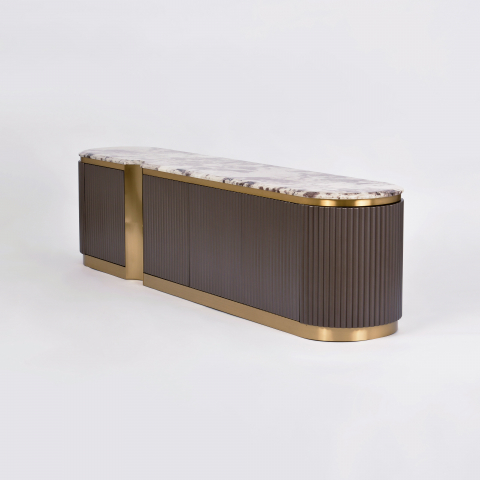 Comoda TV Stilig 916 cu blat de marmura [3]