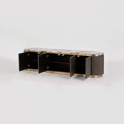 Comoda TV Stilig 916 cu blat de marmura [1]