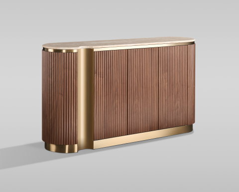 Comoda Stilig 917D cu blat de travertin natural [2]