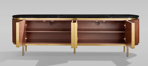 Comoda TV Stilig 382D cu blat de marmura [2]