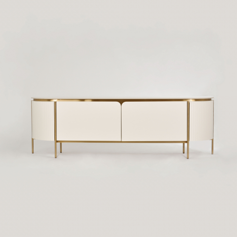 Comoda TV Stilig 120 cu blat de marmura [4]
