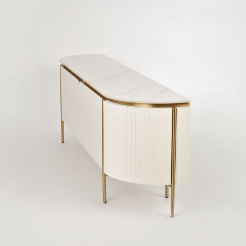 Comoda TV Stilig 120 cu blat de marmura [6]