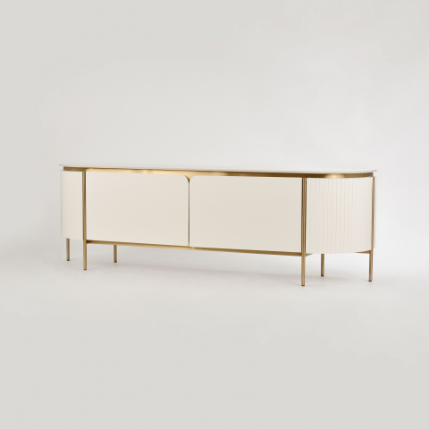 Comoda TV Stilig 120 cu blat de marmura [5]