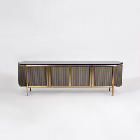 Comoda TV Stilig 382A cu blat de marmura [2]