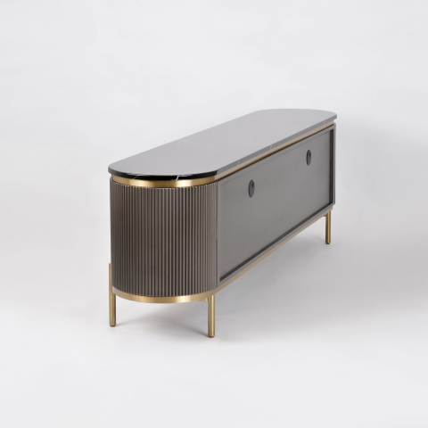 Comoda TV Stilig 382A cu blat de marmura [5]