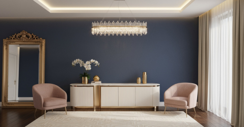 Comoda TV Stilig 916F cu blat de marmura [7]