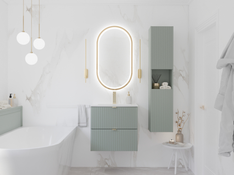 Baie - Set Baie Line Reed Green 50 cm