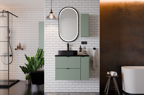 Baie - Set Baie Line Reed Green 80s