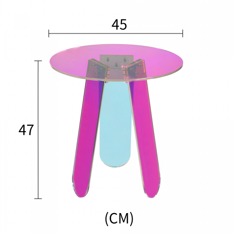 Masuta Cafea Acril Transparenta Modig M75-45 [6]