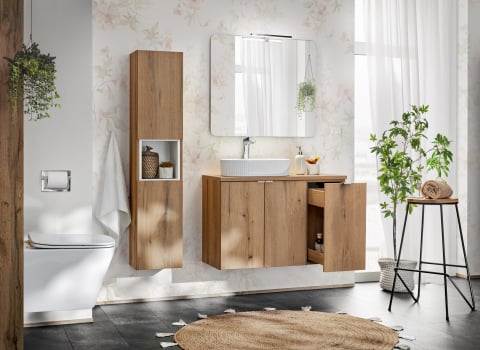 Baie - Set Baie Nova Oak 90 cm