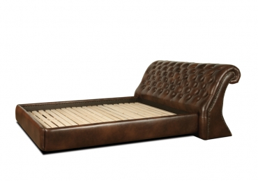 Paturi Piele - Patul Chesterfield Oxford