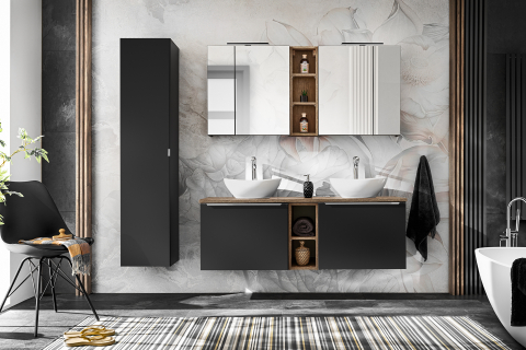 Baie - Set Baie SANTA FE BLACK 140S