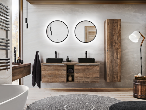 Produse - Set Baie SANTA FE OAK 140M