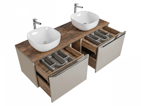 Set Baie SANTA FE TAUPE 140 cm [2]