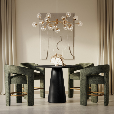 Scaun Inalt Leith Tapitat Verde Olive [1]