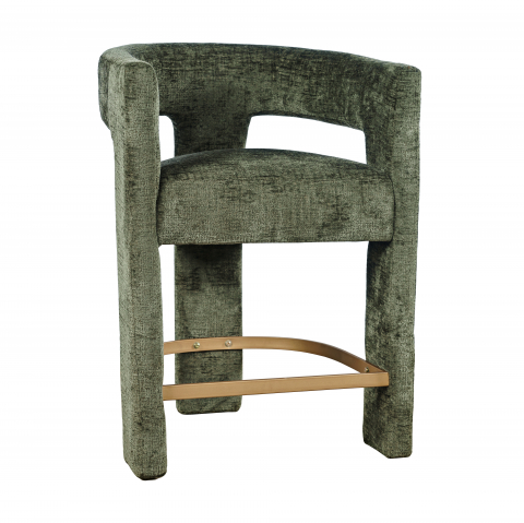 Scaun Inalt Leith Tapitat Verde Olive [3]