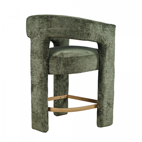 Scaun Inalt Leith Tapitat Verde Olive [5]